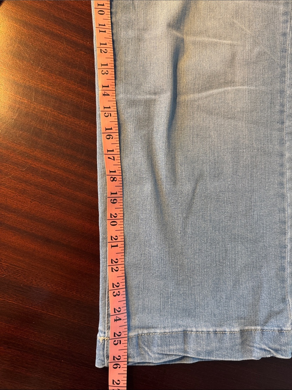 d. jeans Light Wash Ankle Length Wide Leg Women's Jeans - Picture 5 of 5